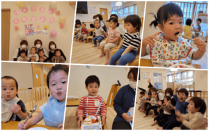 新年度や4月の誕生日会を過ごすお子さんたちの様子をご紹介！【今週のぽとふ・びすけっと東戸塚】
